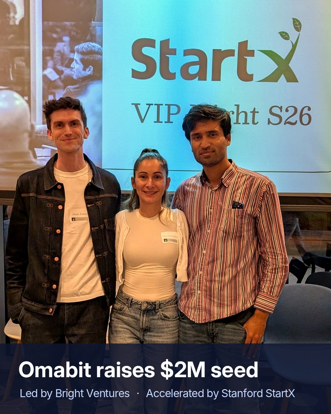 The Omabit team at StartX